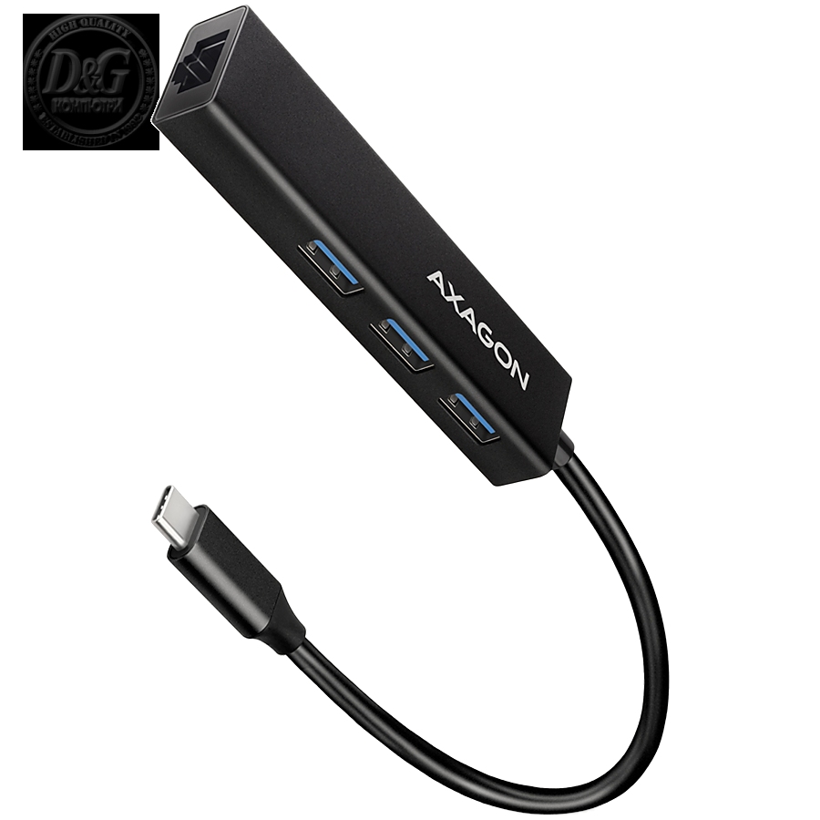 HMC-GL3A SUPERSPEED USB-C HUB + GIGABIT LAN