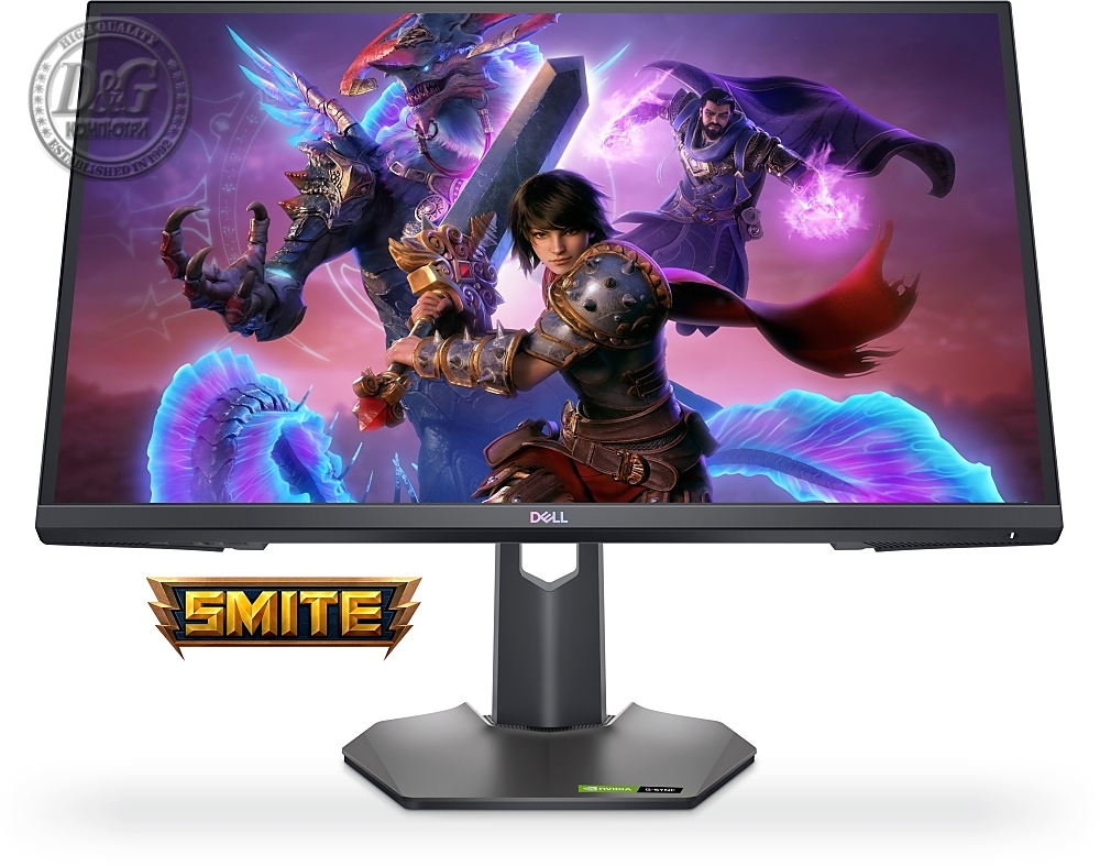 Dell G2723H, 27" LED Gaming, IPS AG, FullHD 1920x1080 at 240 Hz, sRGB 99%, NVIDIA G-SYNC Compatible, FreeSync Premium, 0.5 ms GtG, 1000:1, 400 cd/m2, USB 3.2 hub, HDMI, DisplayPort, ComfortView, Height Adjustable, Pivot, Swivel, Tilt, Black