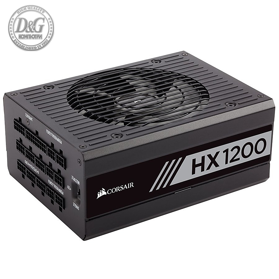 CORSAIR HX Series HX1200 — 1200 Watt 80 PLUS Platinum Certified Fully Modular PSU (EU)