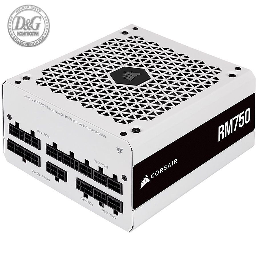 Corsair PSU 750W RM750 80+ Gold Fully-Modular white