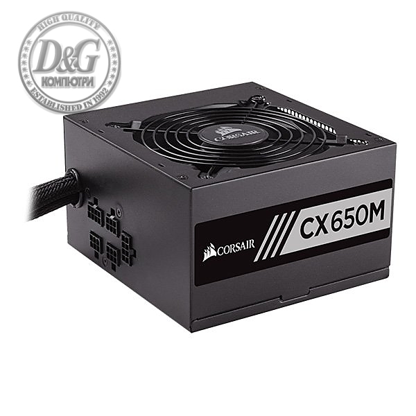 Corsair Builder Series CX650M, Modular Power Supply, EU Version, 5yrs