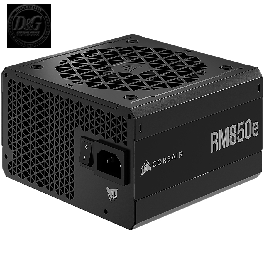 CORSAIR PSU 850W RM850e 80 PLUS GOLD Fully-Modular 120mm fan