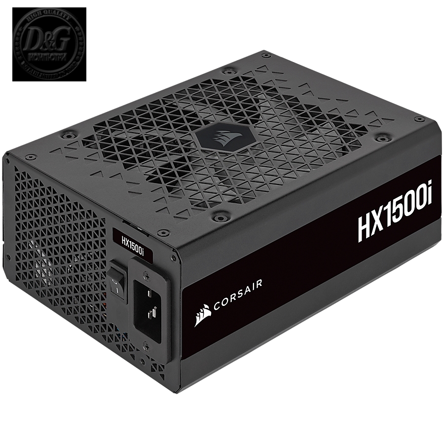 Corsair PSU 1500W HX1500i 80+ Platinum 140mm fan black