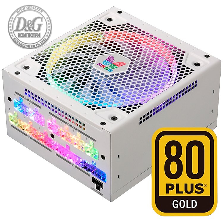 Super Flower Leadex III ARGB Gold 750W, 90+ efficiency, LED connectors, Full Cable Management, white, 5 years warranty, M/B SYNC