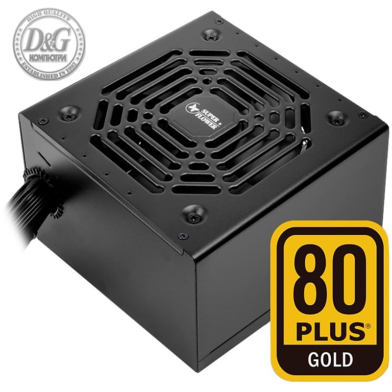 Super Flower Legion HX 650W 80 Plus Gold, 90+efficiency Fixed cables, 5 years warranty