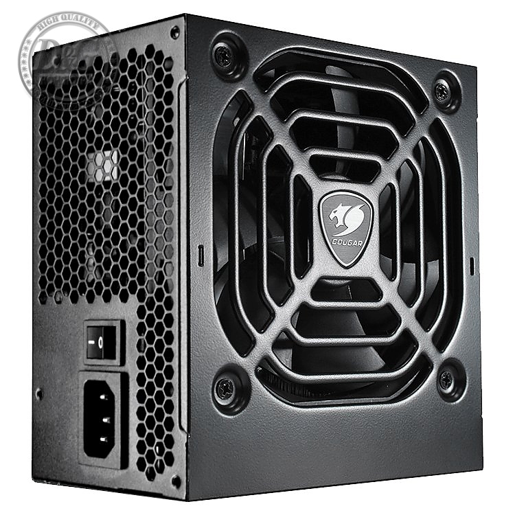 COUGAR VTX 500, 500W 80-PLUS Bronze, Full Black Sleeved Cables, Full Protections With OCP, SCP, OVP, UVP, OPP, Ultra-Quiet & Temperature-Controlled 120mm Fan