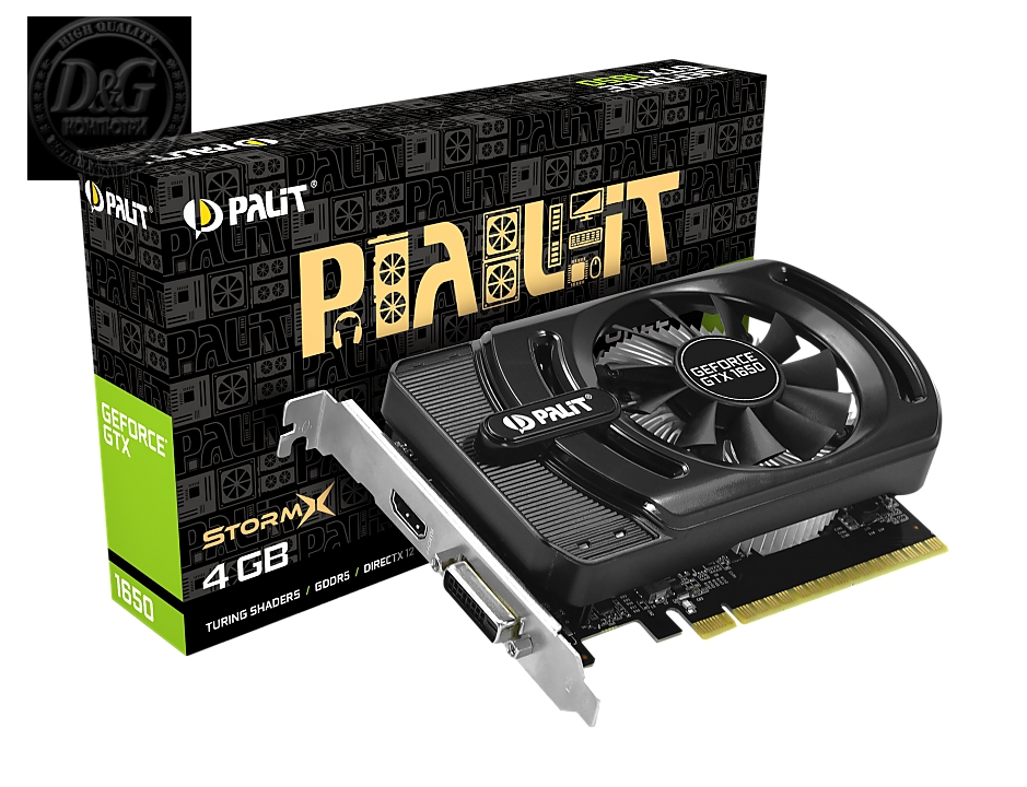 PALIT GTX1650 STORMX 4GB D5