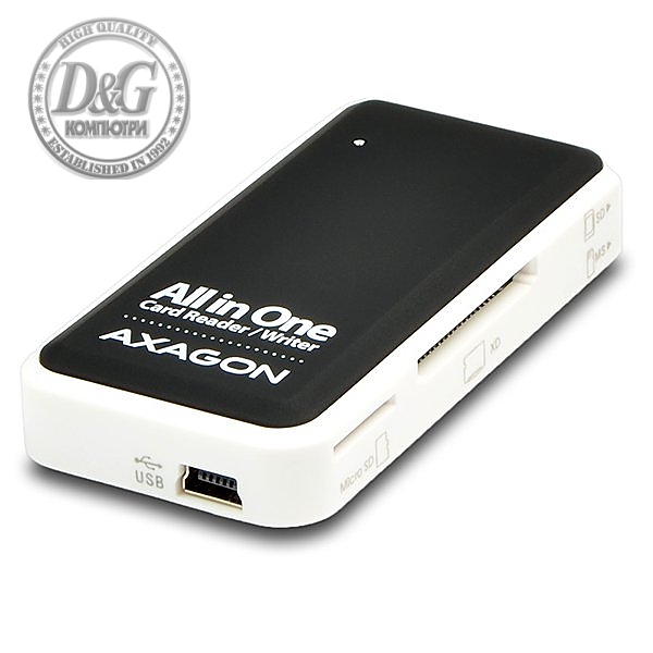 AXAGON CRE-X1 External Mini Card Reader 5-slot ALL-IN-ONE