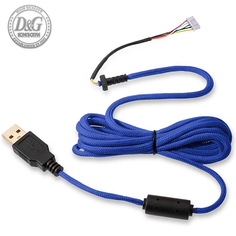 Кабел за мишка Glorious Ascended Cable V2 - Cobalt Blue