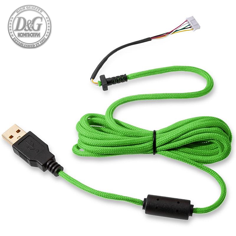 Кабел за мишка Glorious Ascended Cable V2 - Gremlin Green