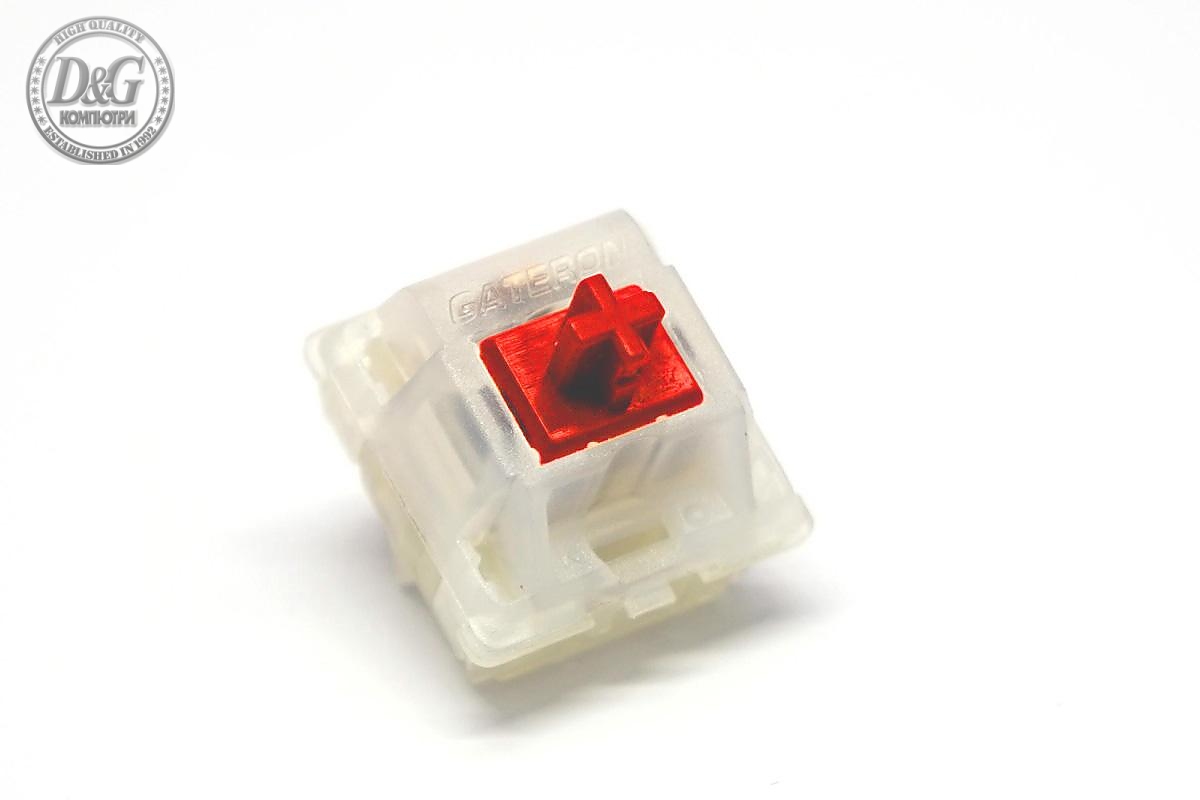 Суичове за механична клавиатура Glorious Gateron Red 120 броя