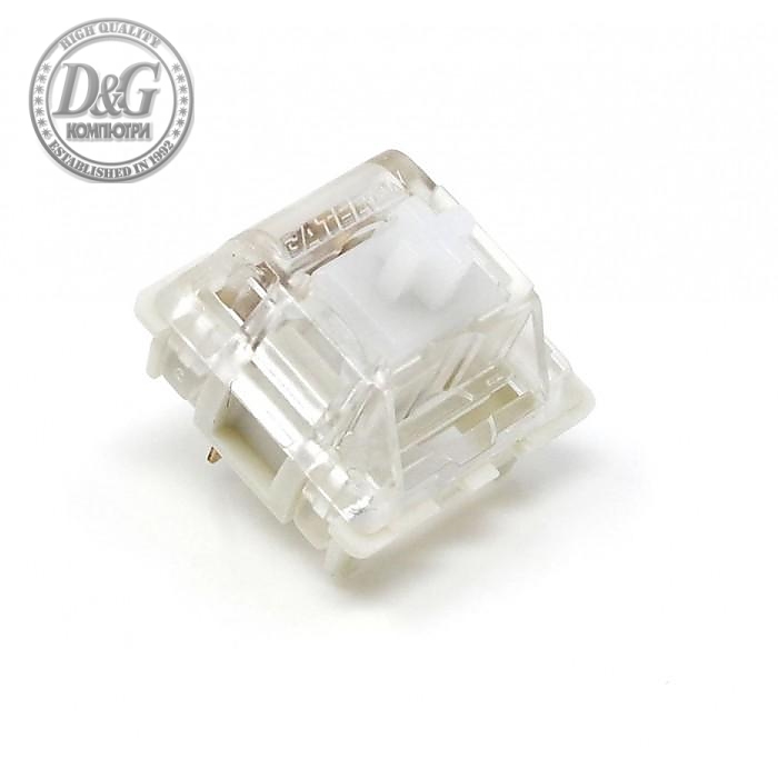 Суичове за механична клавиатура Glorious Gateron Clear 120 броя