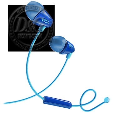 TCL In-ear Wired Headset ,Frequency of response: 10-22K, Sensitivity: 105 dB, Driver Size: 8.6mm, Impedence: 16 Ohm, Acoustic system: closed, Max power input: 20mW, Connectivity type: 3.5mm jack, Color Ocean Blue