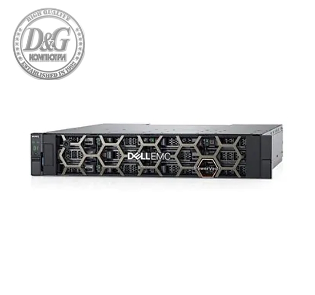 DellEMC PowerVault ME4024/6x1.92TB SSD SAS Read Intensive 12Gbps 512 2.5in Hot-plug AG Drive + 18xHard Drive Filler 2.5in, Single Blank/2U Rack Rails/Bezel/16Gb FC 4 Port and 10GB iSCSI SFP+ 4 Port Dual Controller/Redundant 580W/3Y Basic Onsite