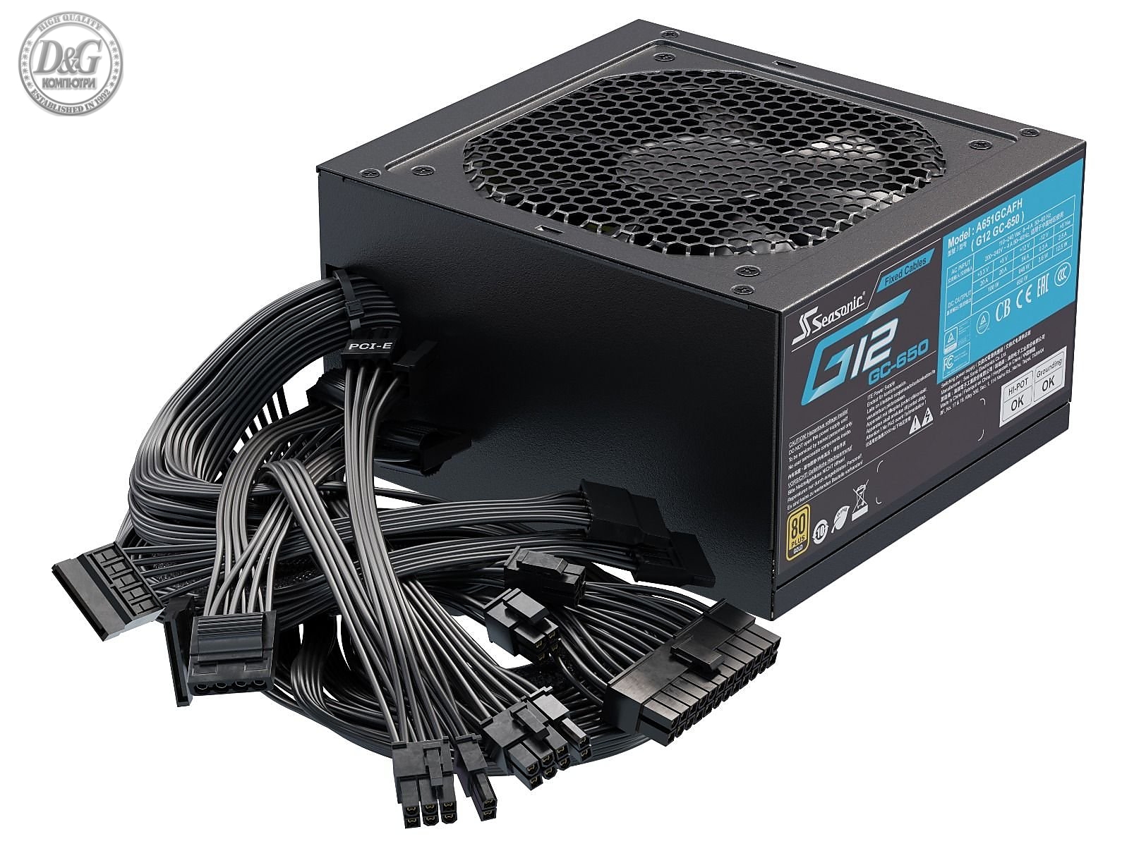 Seasonic Захранване PSU 650W Gold - G12 GC-650