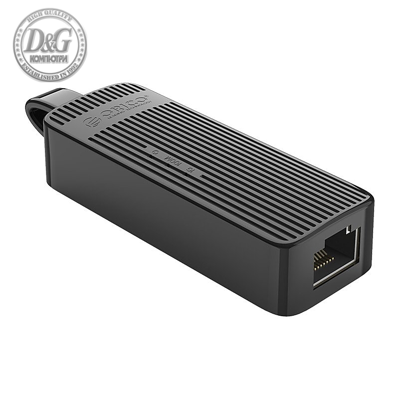 Orico адаптер USB to LAN 100Mbps black - UTK-U2