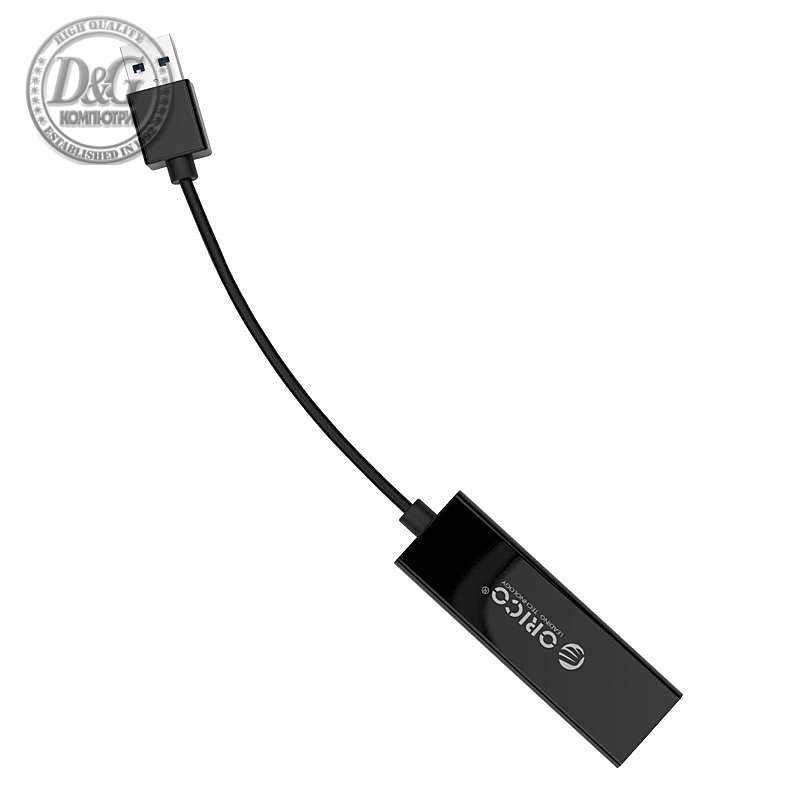 Orico адаптер USB to LAN 100Mbps black - UTJ-U2