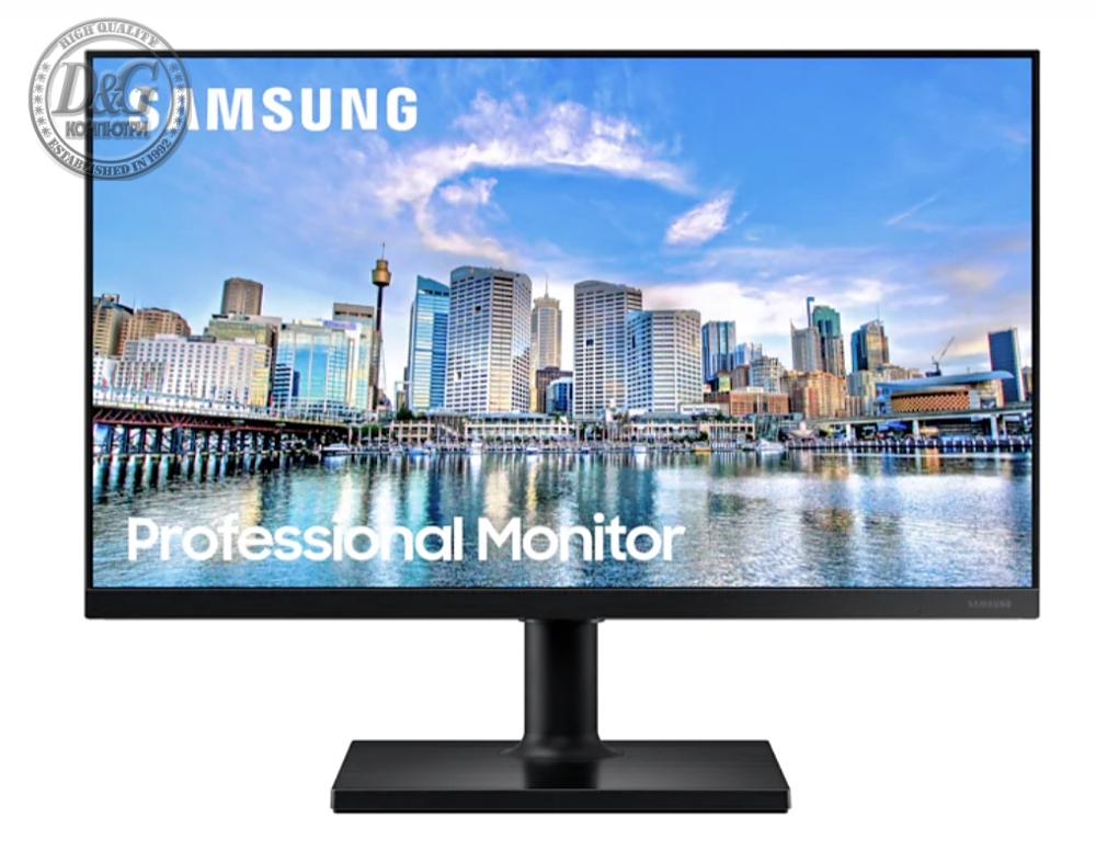 Samsung 24T450, 23.8" IPS LED, 75 Hz, 5 ms GTG, 1920x1080, 250cd/m2, Mega DCR, Eye Saver, Freesync, Game Mode, Flicker Free, Eco Saving Plus, Display Port 1.2, 2xHDMI 1.4, 2xUSB 2.0, Headphone, 178°/178°, Black