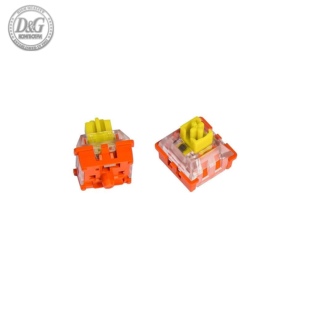 Суичове за механична клавиатура Keychron Lava Optical Banana, Switch Set 87 броя