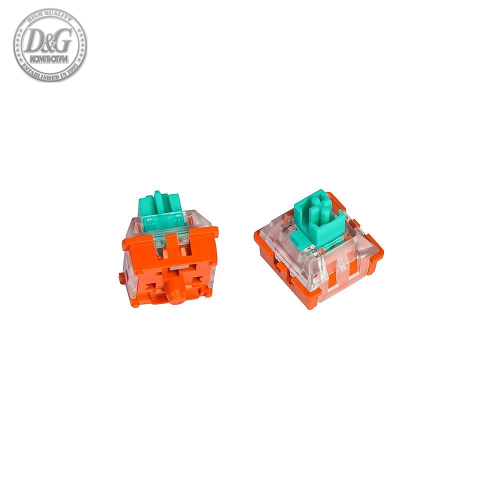 Суичове за механична клавиатура Keychron Lava Optical Mint, Switch Set 87 броя