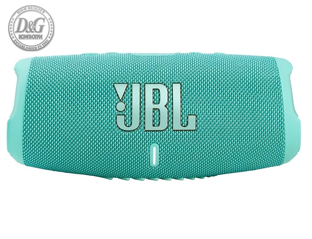 JBL CHARGE 5 TEAL Bluetooth Portable Waterproof Speaker with Powerbank