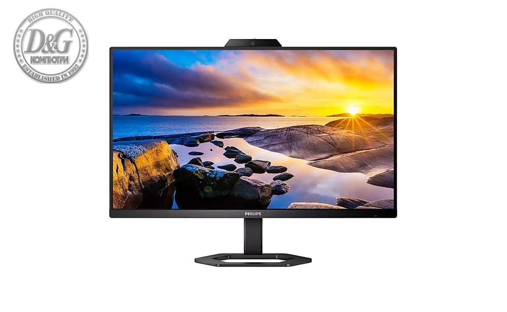 Philips 24E1N5300HE, 23.8" IPS WLED, 1920x1080@75Hz, 4ms GtG, 1ms MPRT, 300cd/m2, 1000:1, Mega Infinity DCR, FreeSync, FlickerFree, Low Blue Mode, 5Wx2, 5MP FHD cam, Tilt, Height Adjust, Pivot, HDMI, DP, USB hub