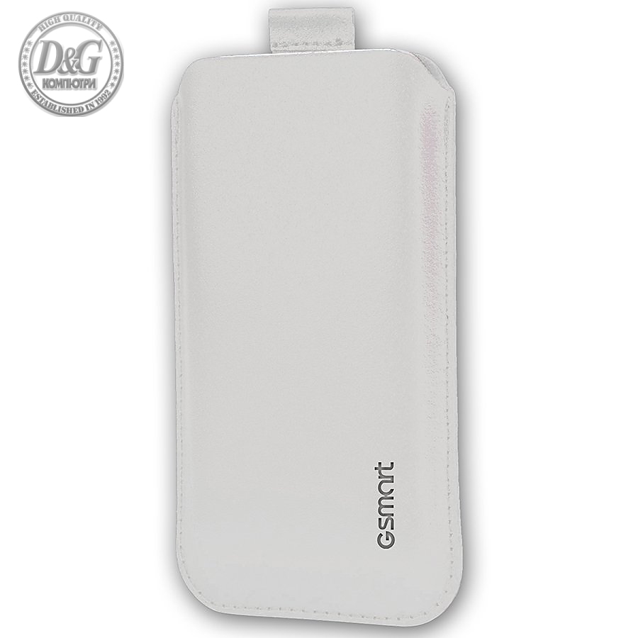 CLASSIC strap GSmart White for T4 lite, Roma, Roma Plus - 4"