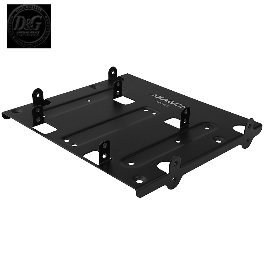 AXAGON RHD-435 Reduction for 4x 2.5" HDD (2x 2.5" HDD/SSD & 1x 3.5" HDD) into 5.25" position, black