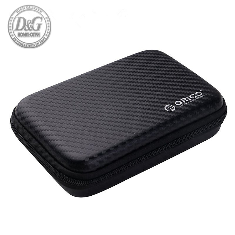 Orico калъф за външни дискове Portable Storage Bag - 2.5" Black - PHM-25-BK