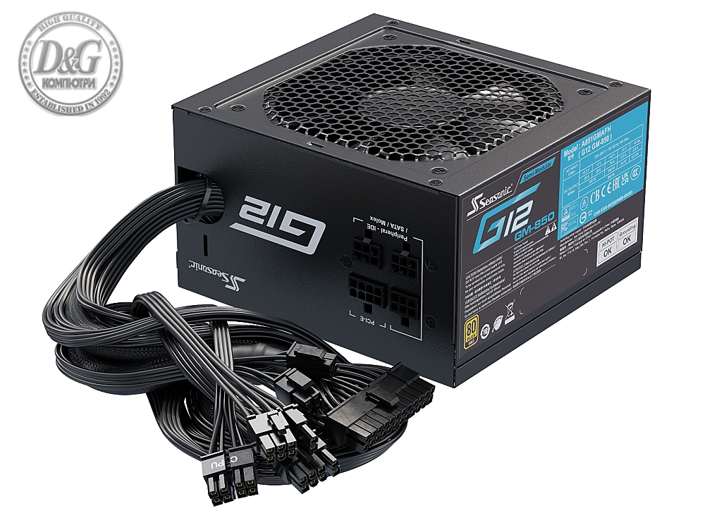 PSU SEASONIC G12 GM-850 GOLD