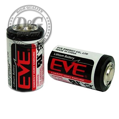 Литиево тионилхлоридна  батерия EVE 3.6 V  1/2AA ER14250 /STD/с пъпка/ EVE BATTERY