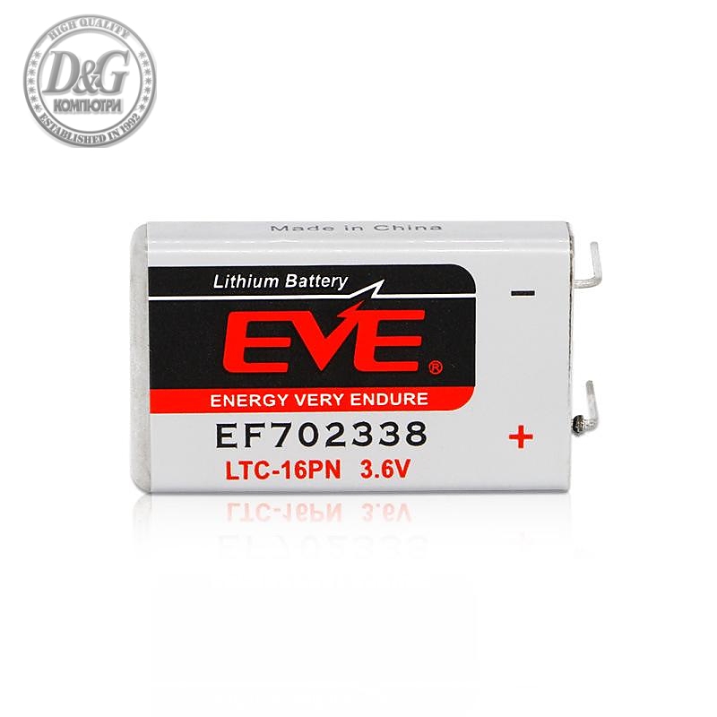 Литиево тионилхлоридна  батерия LTC-16PN   industrial 3,6V  1600mAh EVE BATTERY