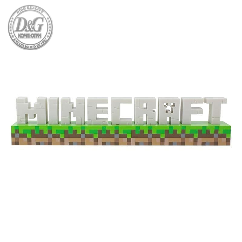 Статуетка Paladone Minecraft Logo Light