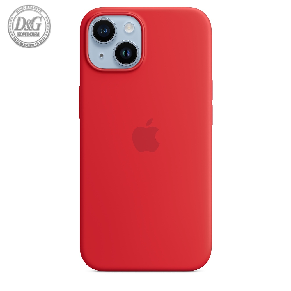 Apple iPhone 14 Silicone Case with MagSafe - (PRODUCT)RED