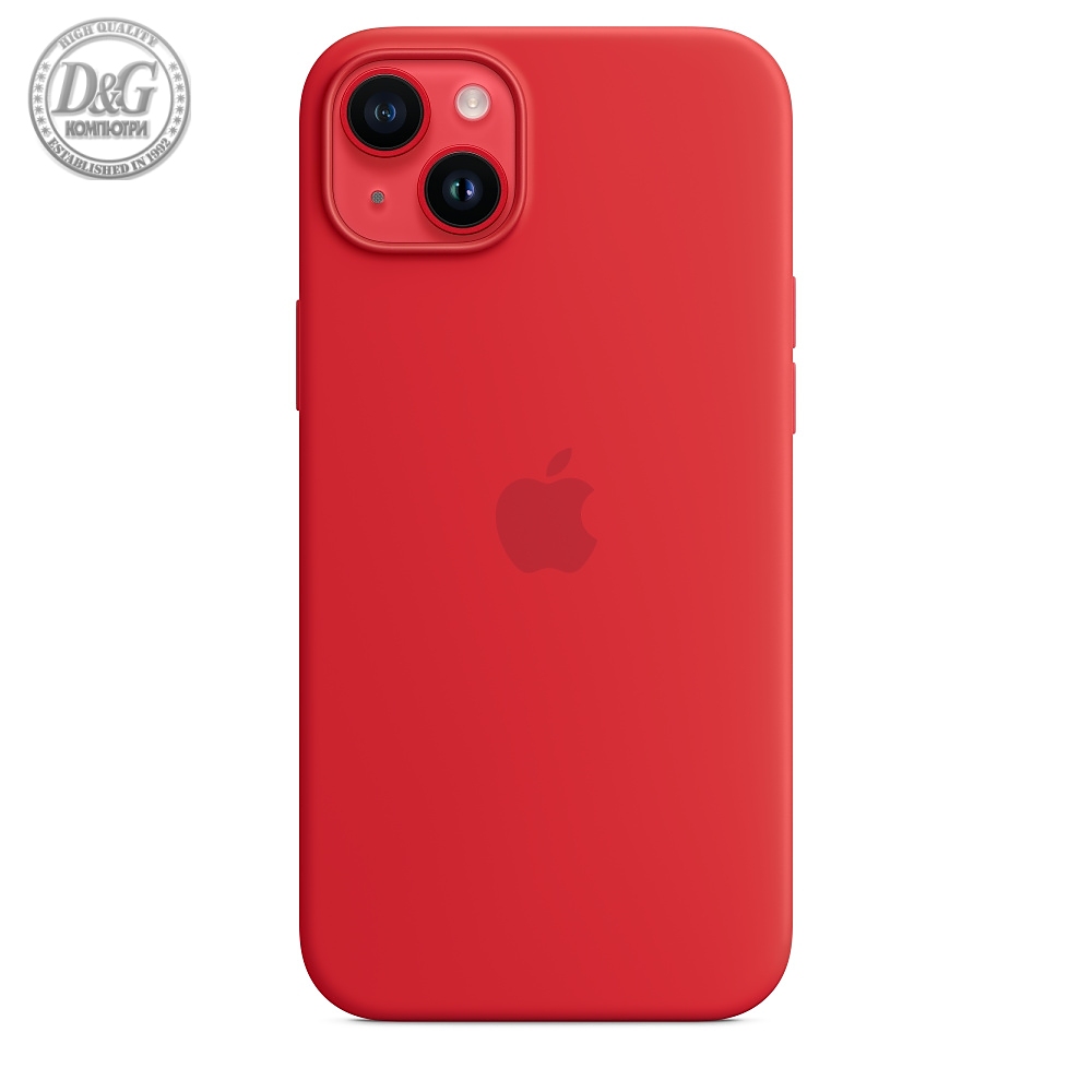 Apple iPhone 14 Plus Silicone Case with MagSafe - (PRODUCT)RED