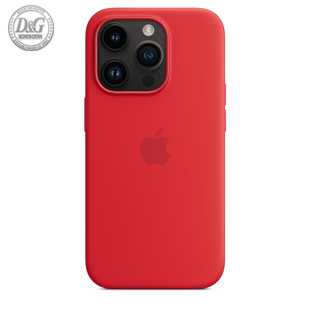 Apple iPhone 14 Pro Silicone Case with MagSafe - (PRODUCT)RED