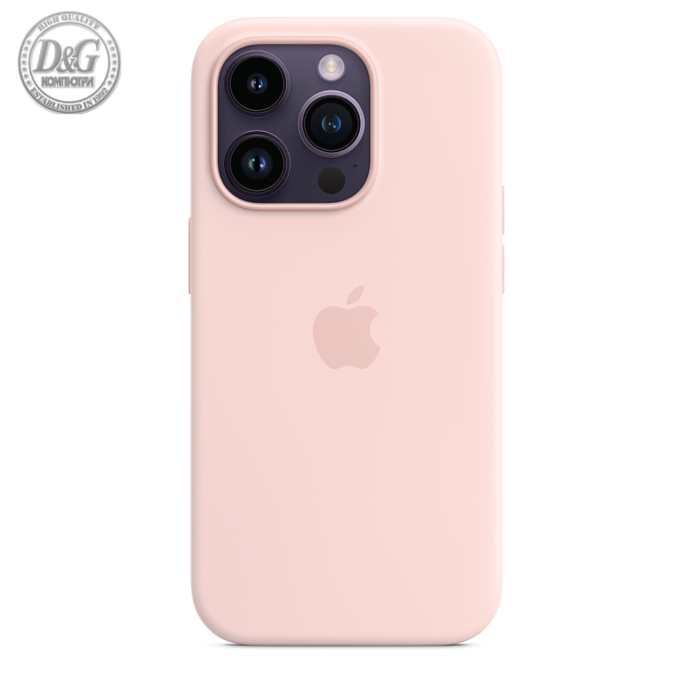 Apple iPhone 14 Pro Silicone Case with MagSafe - Chalk Pink