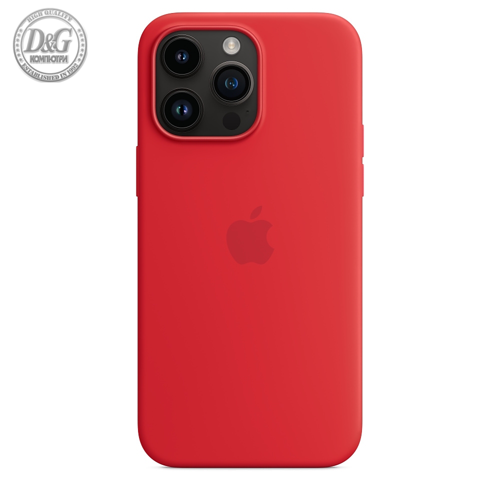 Apple iPhone 14 Pro Max Silicone Case with MagSafe - (PRODUCT)RED