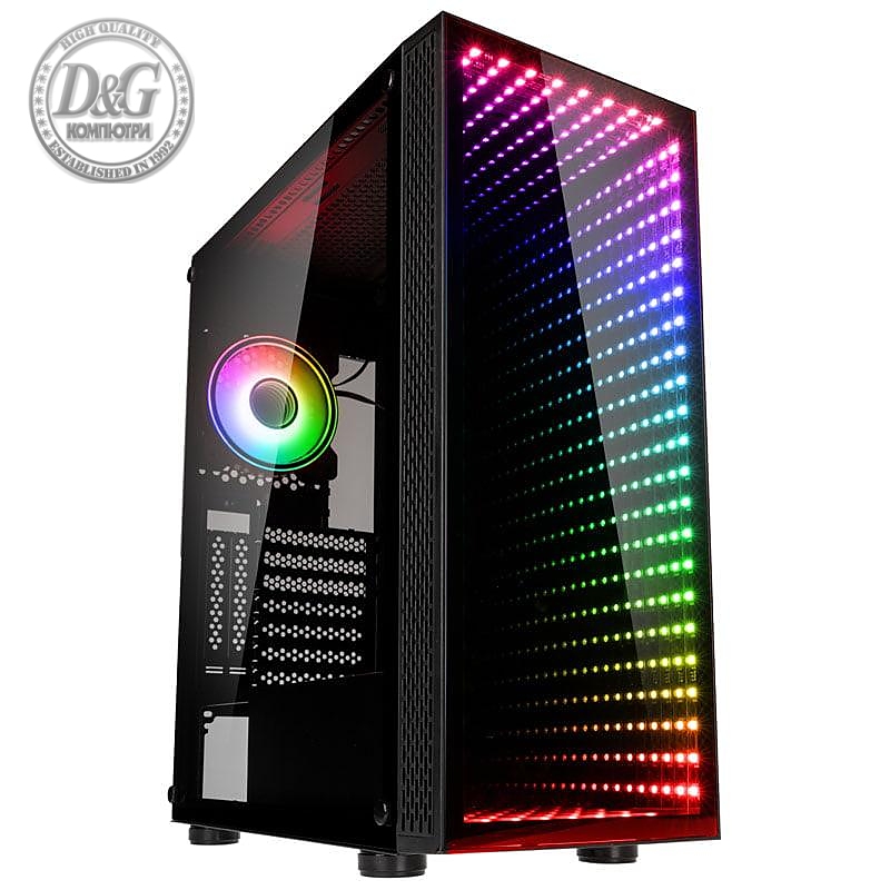 Кутия Kolink Void Rift RGB TG Midi-Tower Black Window ATX