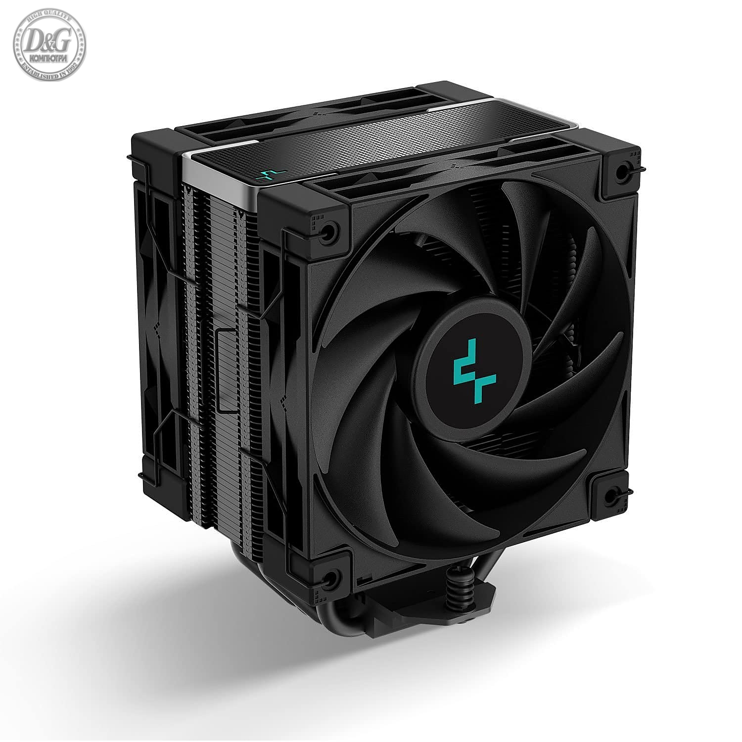 DeepCool охладител CPU Cooler AK400 Zero Dark Plus - Dual-Fan - LGA1700/AM5