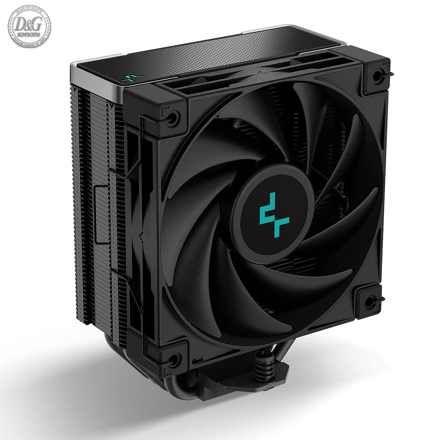 DeepCool охладител CPU Cooler AK400 Zero Dark - LGA1700/AM5