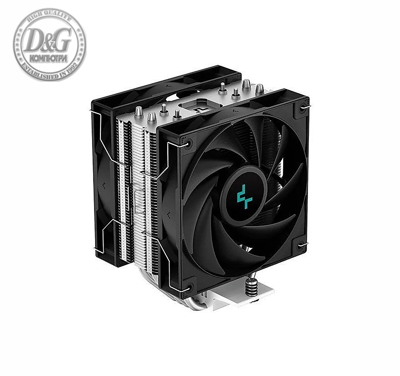 DeepCool охладител CPU Cooler AG400 PLUS - Dual-Fan - LGA1700/AM5