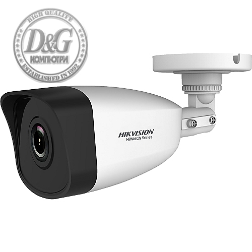 HikVision HWI-B140H, Bullet Camera, IP 4 MP (2560x1440), 2.8 mm (100°), IR up to 30m, H.265+, IP67, 12Vdc/5W