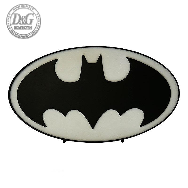 Лампа ABYSTYLE DC COMICS Lamp Batman logo, LED, Черен