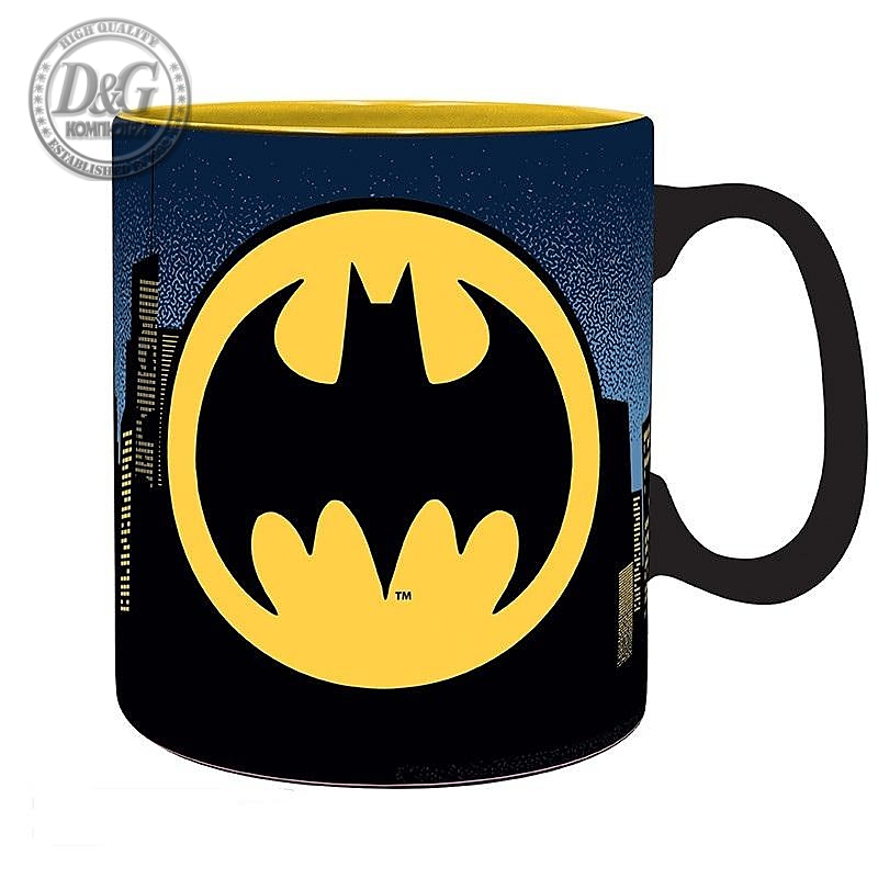 Чаша ABYSTYLE DC COMICS Batman the dark knigh, King size, Черен