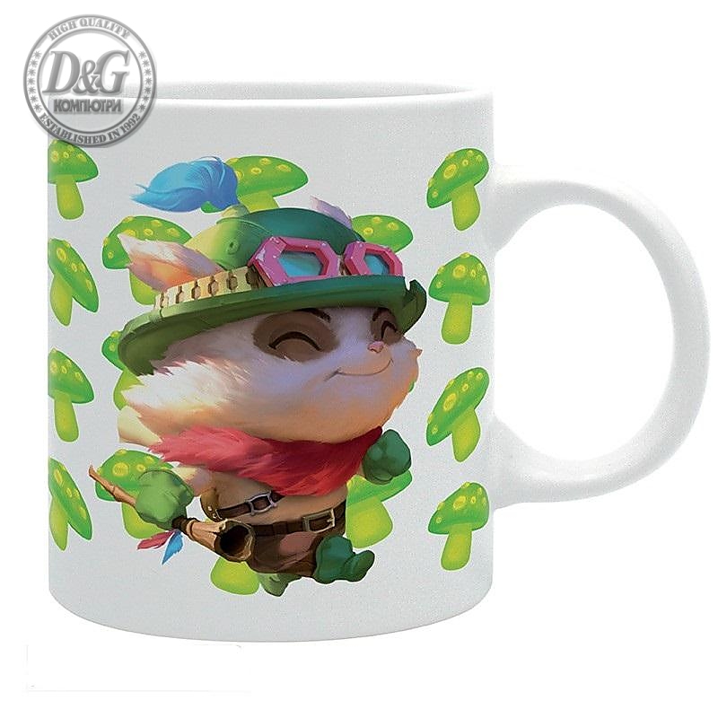 Чаша ABYSTYLE LEAGUE OF LEGENDS Captain Teemo on duty, Бял