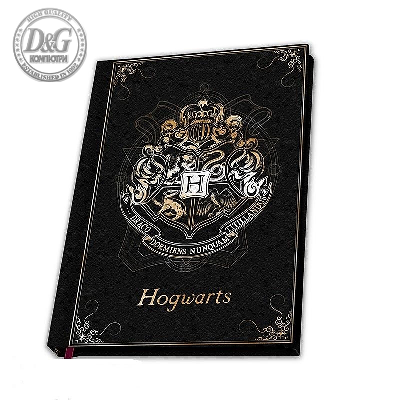 Тефтер ABYSTYLE HARRY POTTER Premium Hogwarts, A5, 180 листа