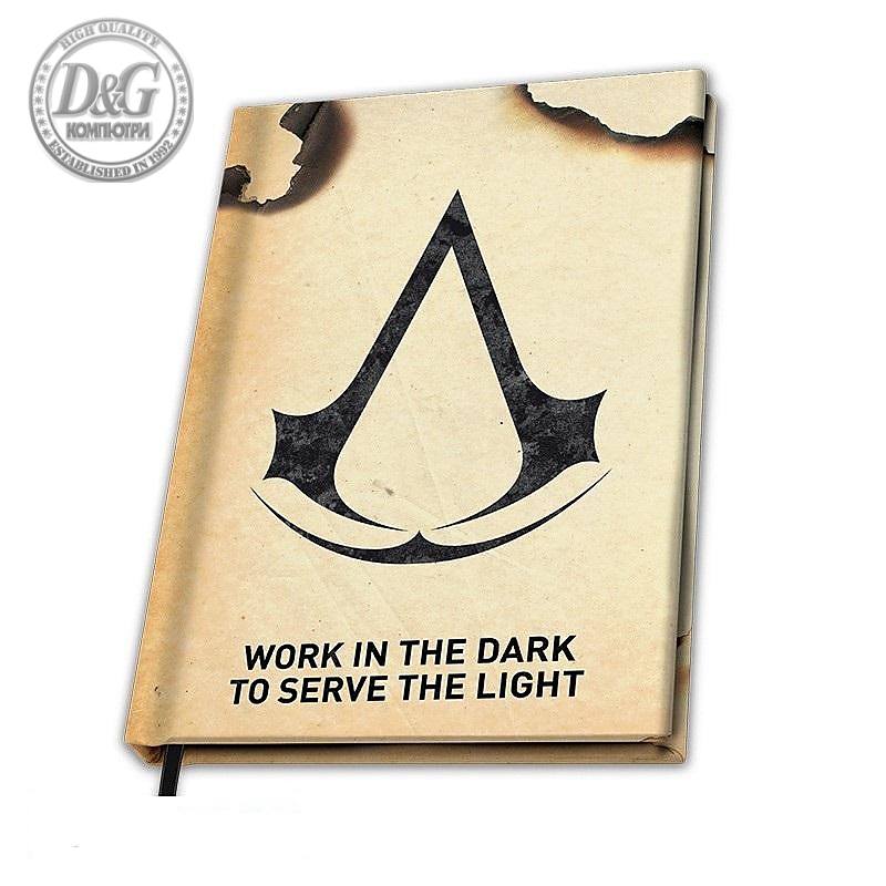 Тефтер ABYSTYLE ASSASSIN&#039;S CREED Crest, A5, 180 листа