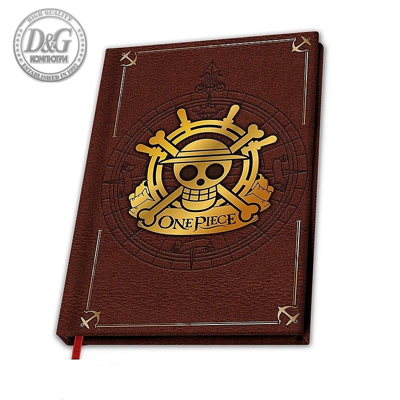 Тефтер ABYSTYLE ONE PIECE Premium Skull, A5, 180 листа