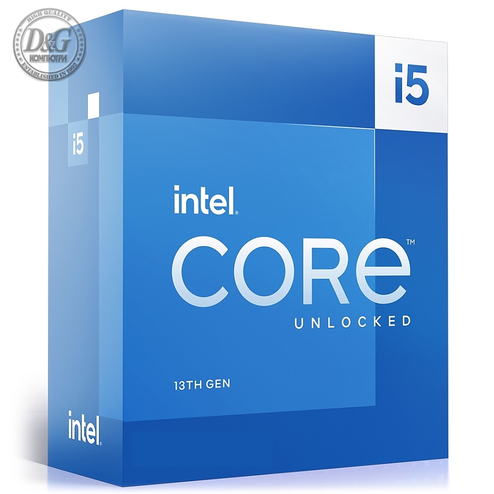 Intel Core i5-13600KF 14C/20T (eC 2.6GHz / pC 3.5GHz / 5.1GHz Boost, 24MB, 125W, LGA1700)